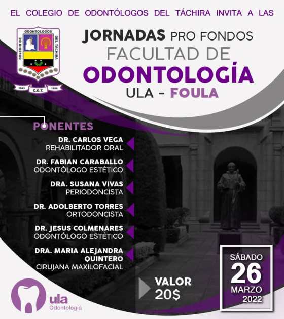 Jornada Pro Fondos Facultad de Odontología ULA – FOULA